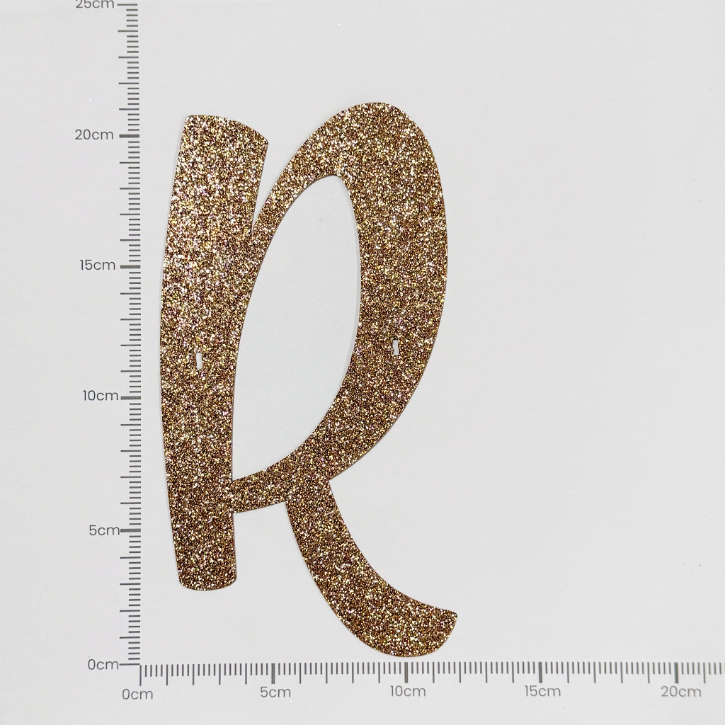 Happy Birthday Banner Rose Gold Custom Cursive Glitter Script Banner for Birthday Party