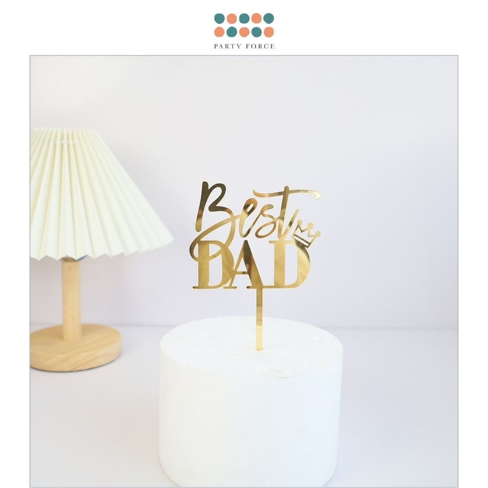 Happy Father's Day Cake Topper for party and Father's day cake decoration
