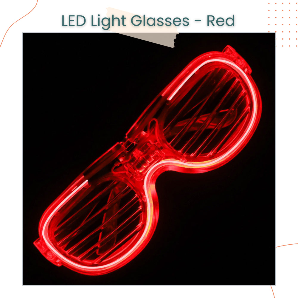 Neon Light LED Party Glasses for Birthday Party Events
