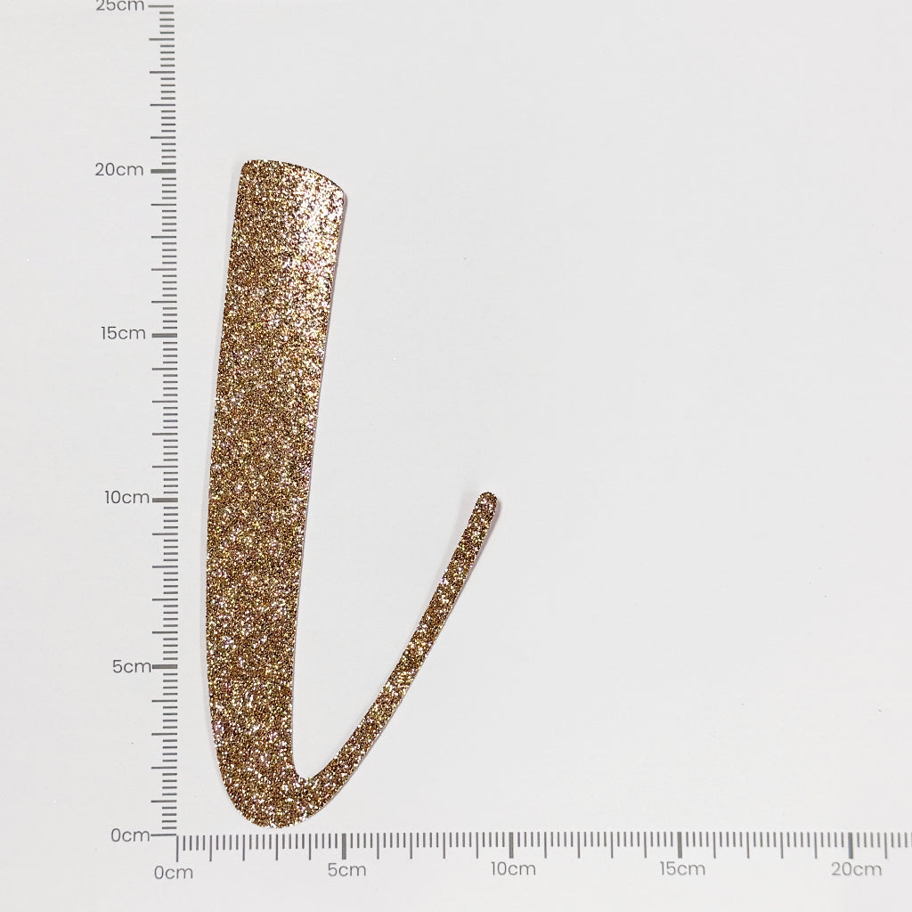 Happy Birthday Banner Rose Gold Custom Cursive Glitter Script Banner for Birthday Party