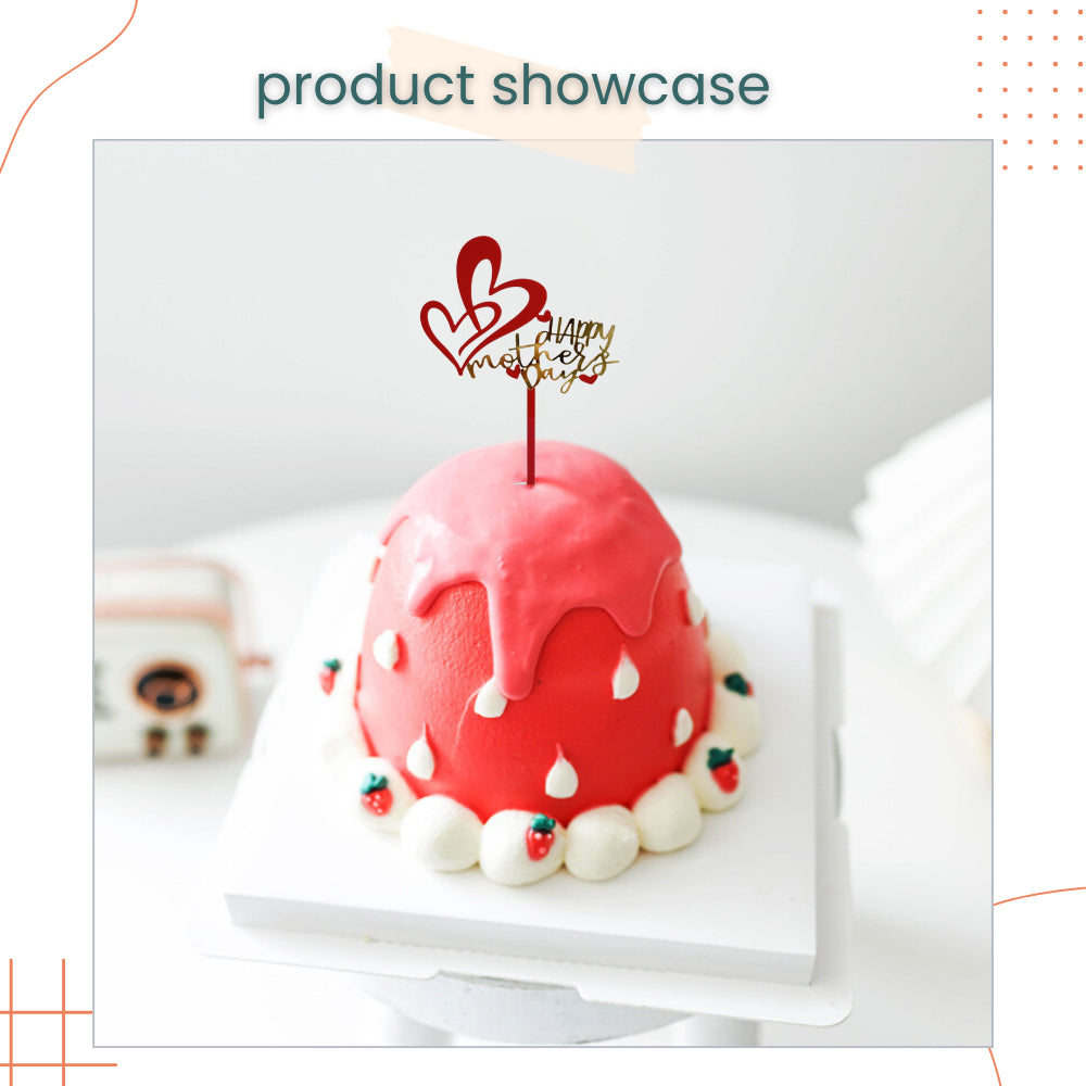 Happy Mother's Day Cake Topper for Cake Decoration