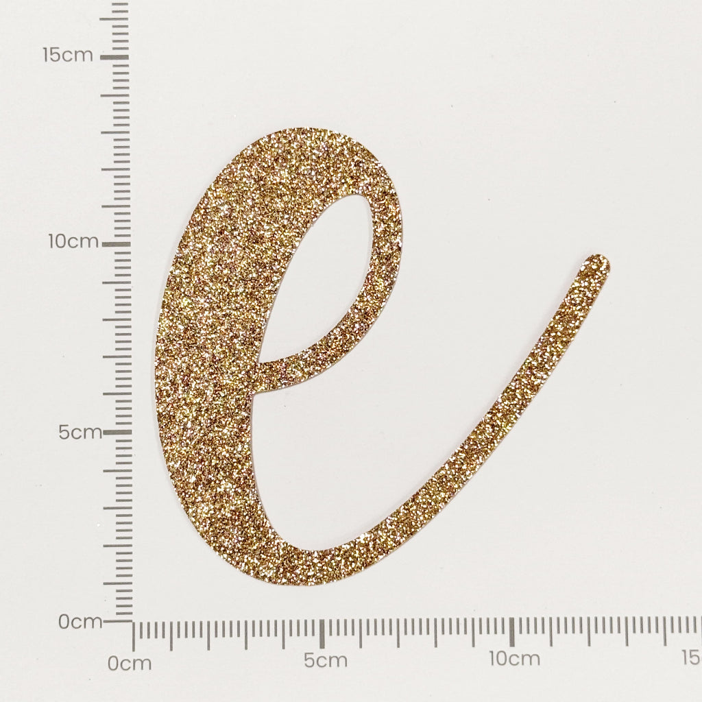 Happy Birthday Banner Rose Gold Custom Cursive Glitter Script Banner for Birthday Party