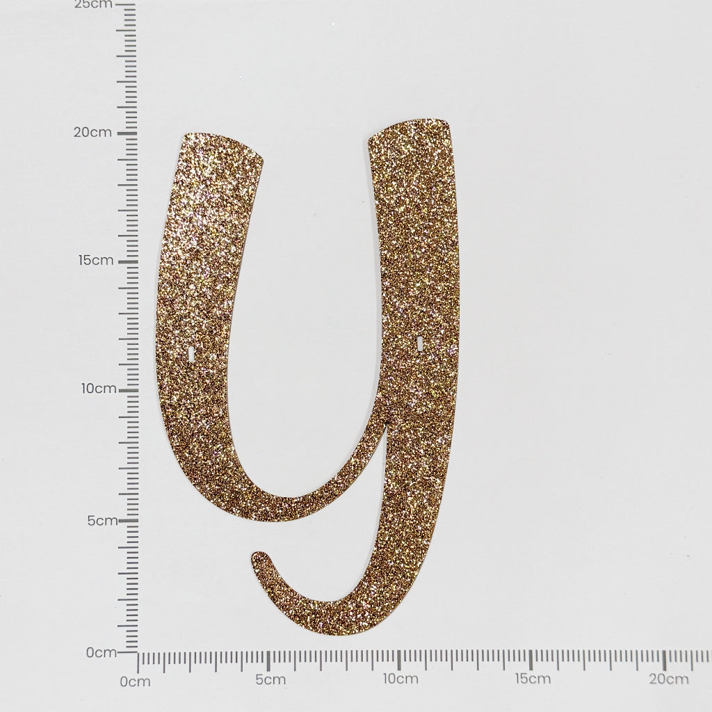 Happy Birthday Banner Rose Gold Custom Cursive Glitter Script Banner for Birthday Party