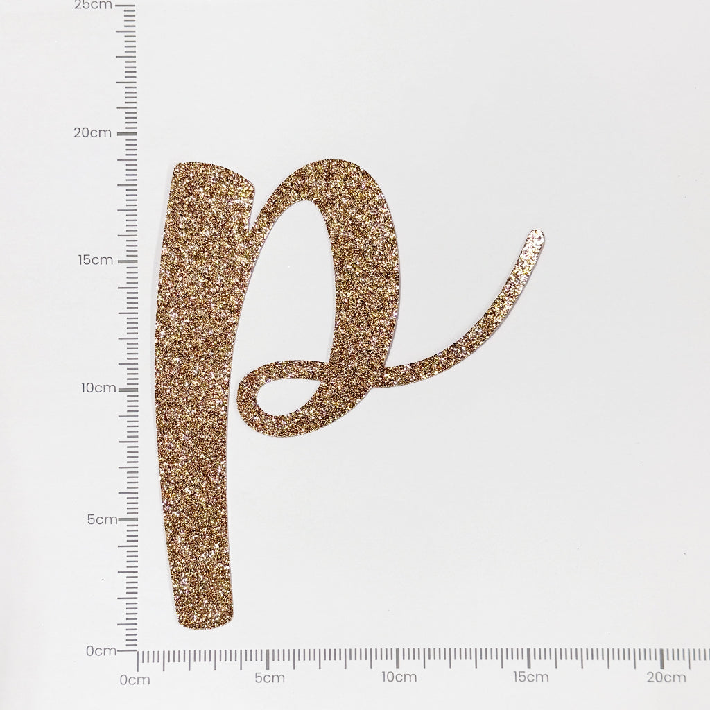 Happy Birthday Banner Rose Gold Custom Cursive Glitter Script Banner for Birthday Party