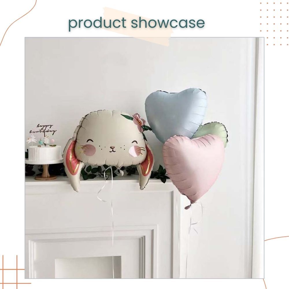 18 inch Matt Heart Star Shaped Foil Balloon