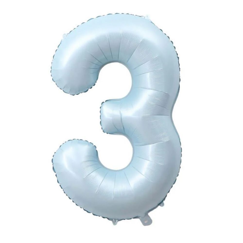 40 inch number balloon baby blue number balloon for birthday party decoration