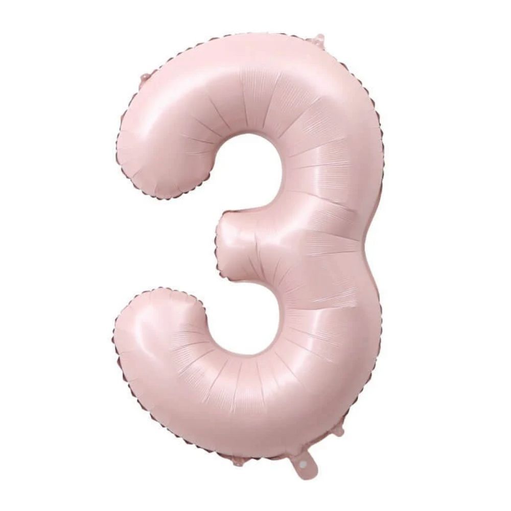 40 inch number balloon baby pink number balloon for birthday party decoration