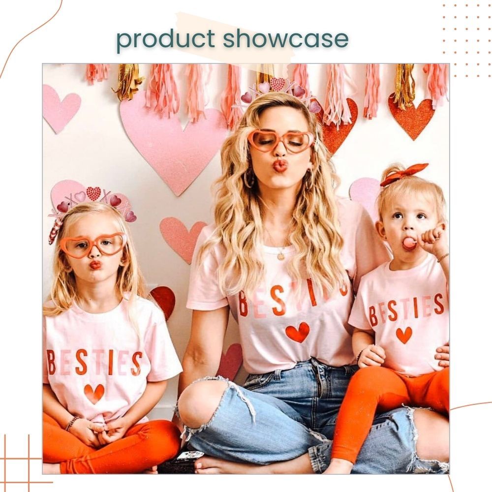 Valentine's Day XOXO Heart Crystal Headband Tiara for Valentine