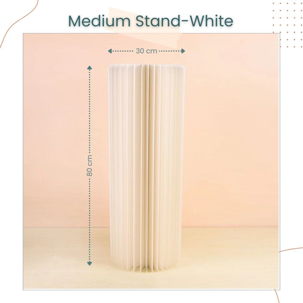 Paper Folding Stand Roman Column Dessert Table for Birthday Wedding Decoration