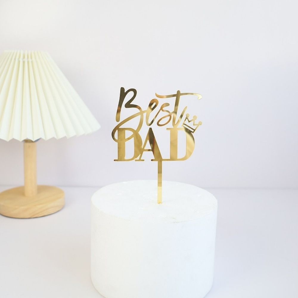 Happy Father's Day Cake Topper for party and Father's day cake decoration