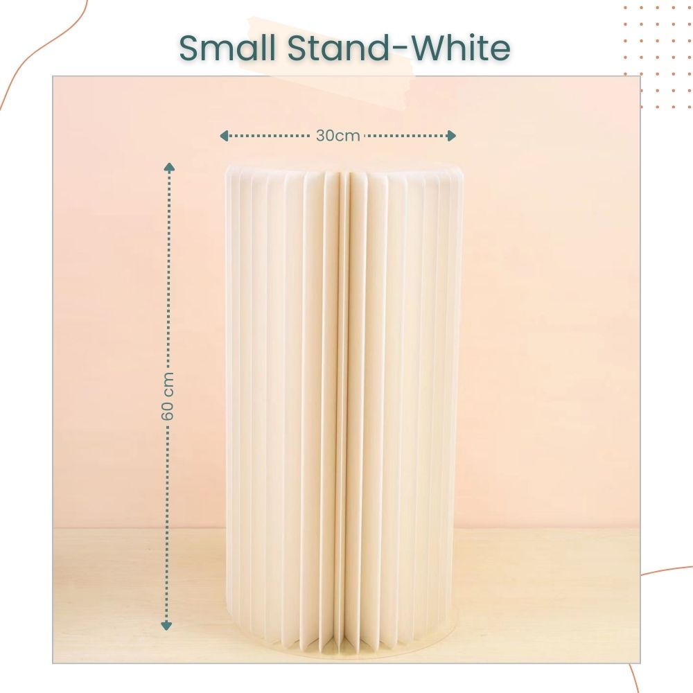 Paper Folding Stand Roman Column Dessert Table for Birthday Wedding Decoration