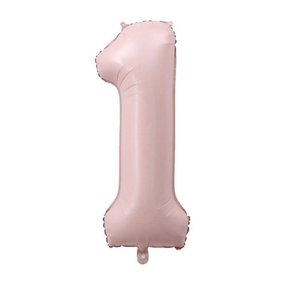 40 inch number balloon baby pink number balloon for birthday party decoration