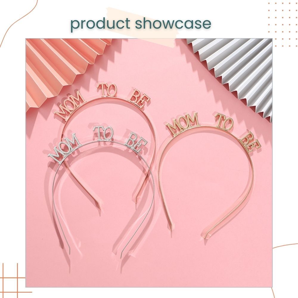 Mom To Be Satin Sash and Tiara Value Pack Set for Mummy