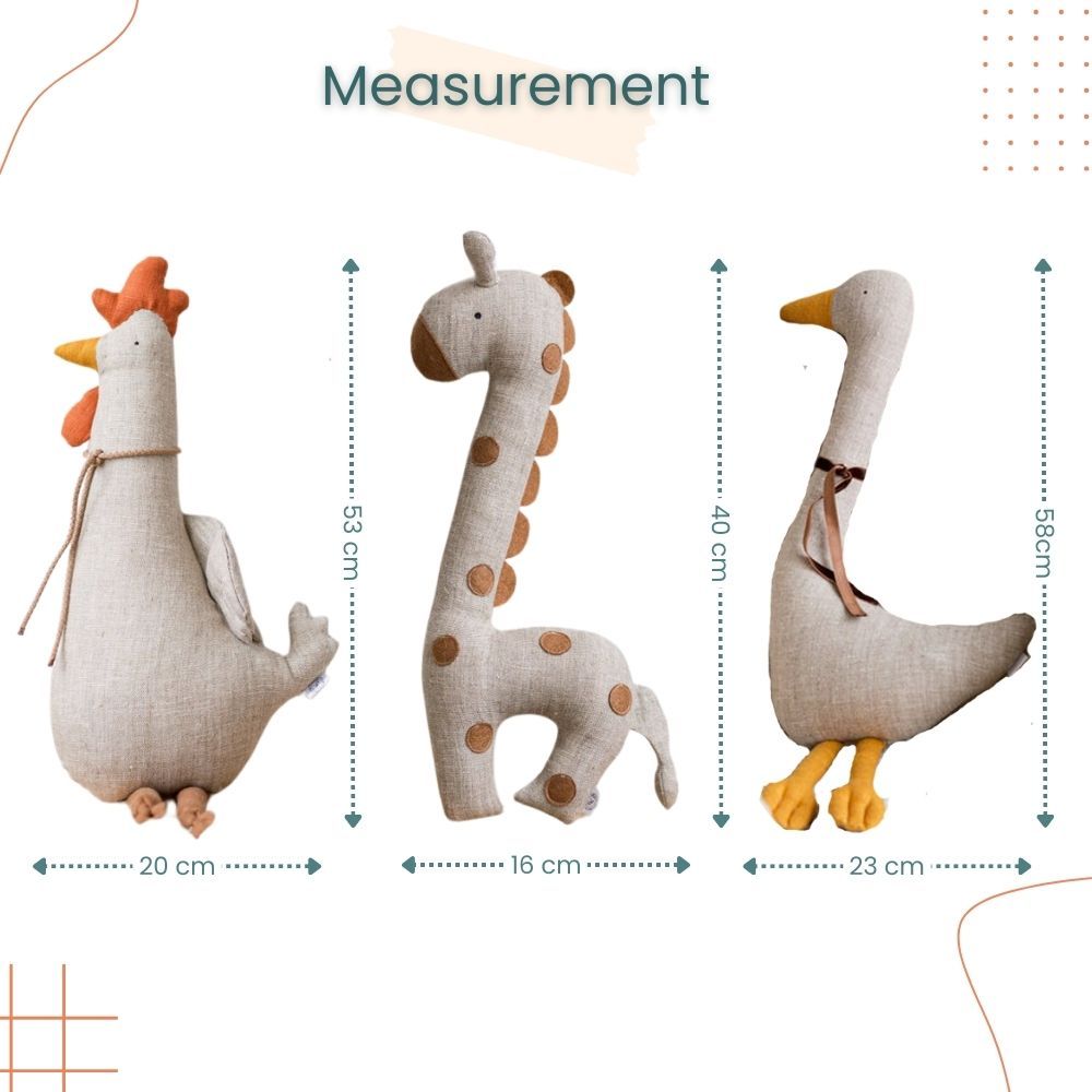 Premium Farm Animal Soft Toy Kids Gifts Home Decoration