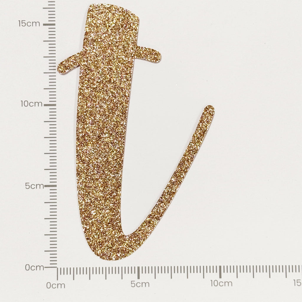 Happy Birthday Banner Rose Gold Custom Cursive Glitter Script Banner for Birthday Party