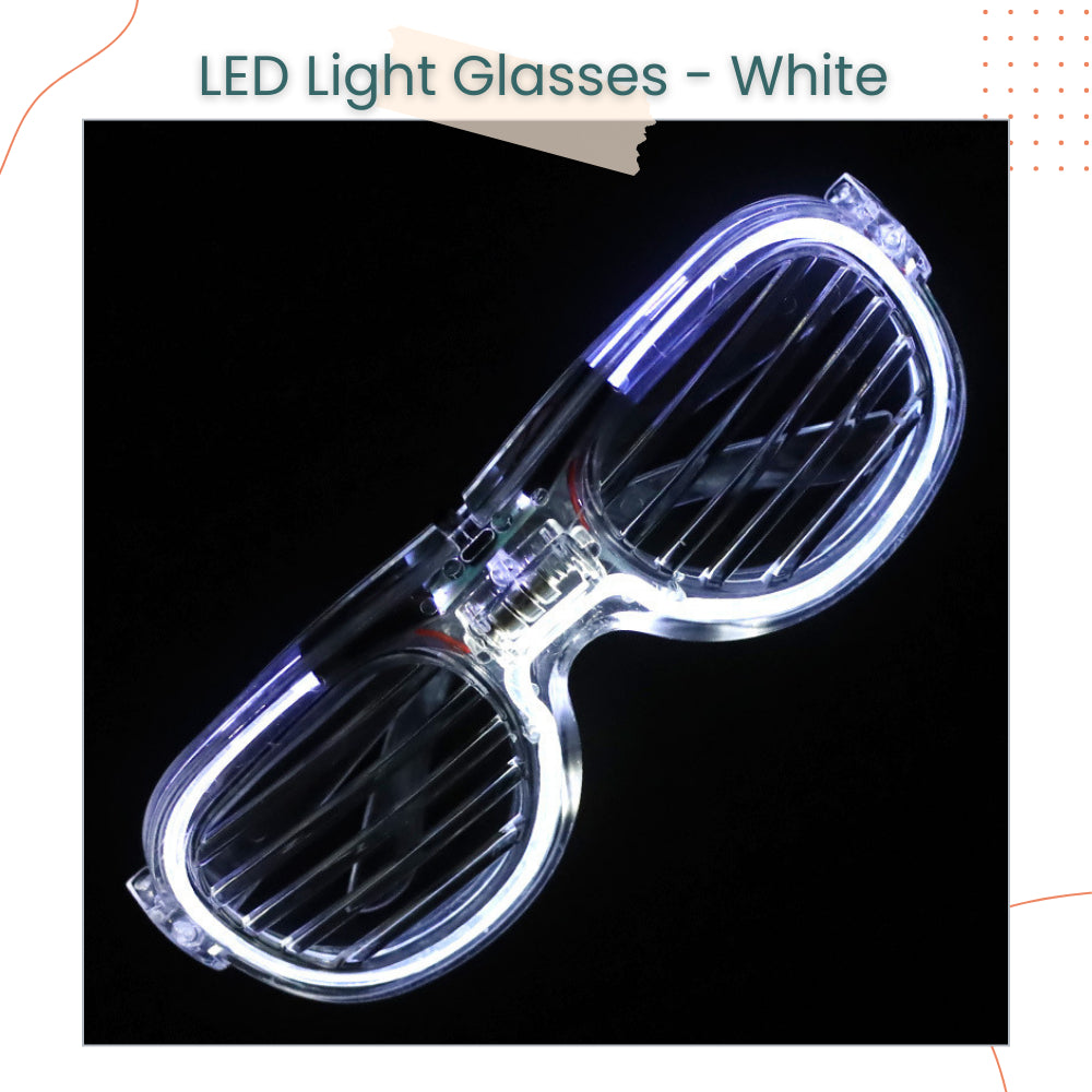 Neon Light LED Party Glasses for Birthday Party Events