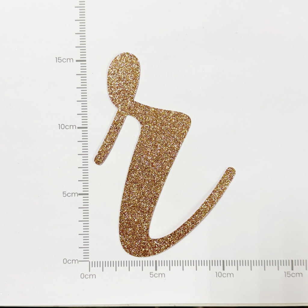 Happy Birthday Banner Rose Gold Custom Cursive Glitter Script Banner for Birthday Party