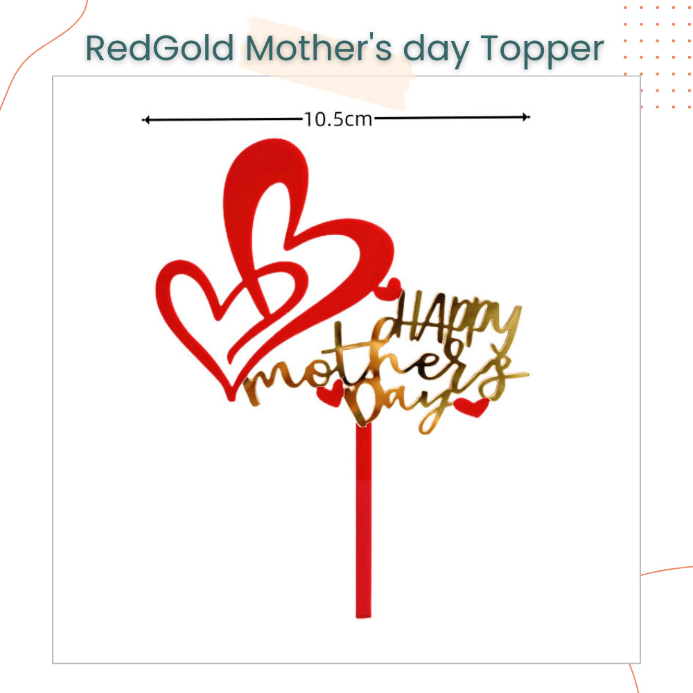 Happy Mother's Day Cake Topper for Cake Decoration