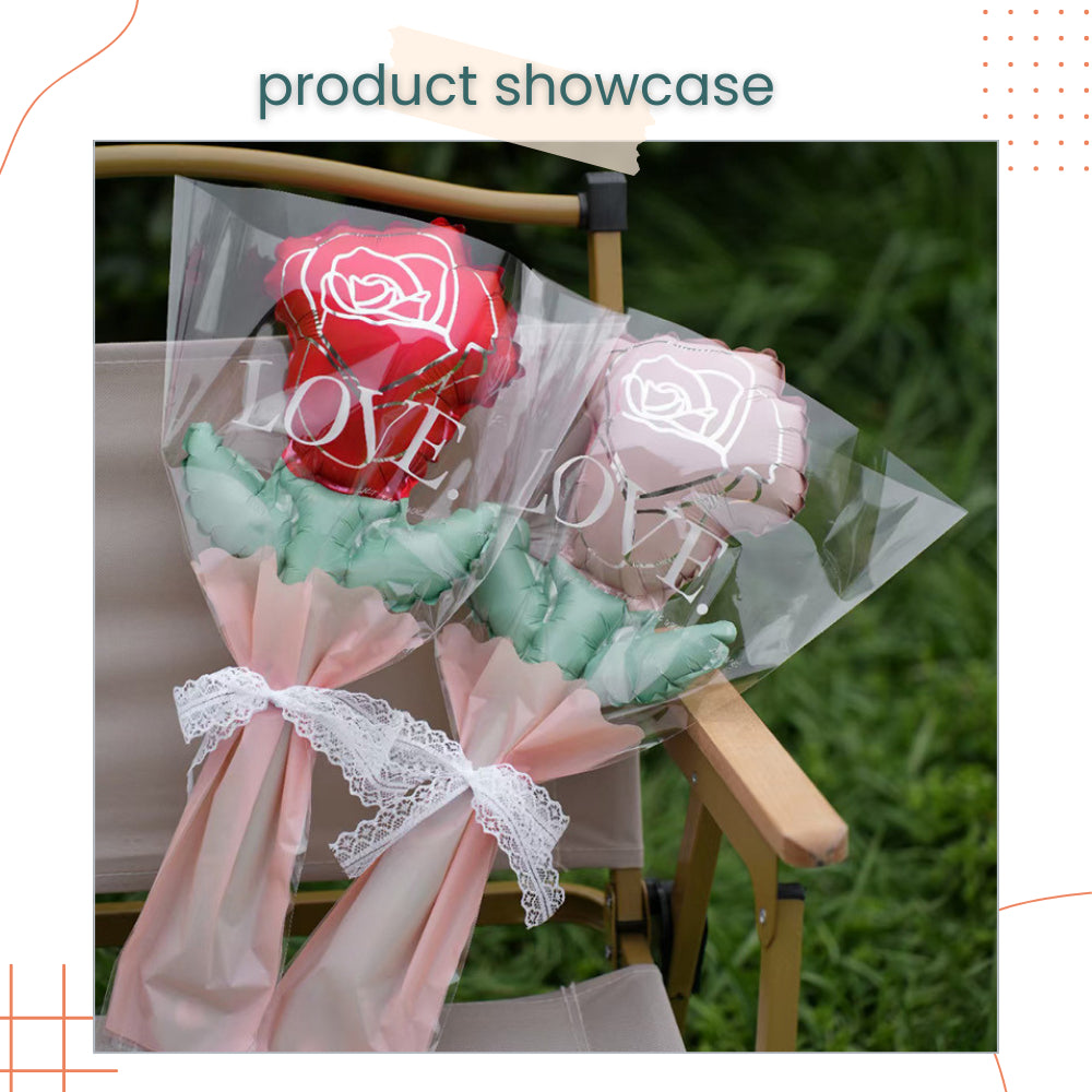 Flower Balloon Bouquet Teacher's Day Gift Daisy Heart Balloon Gift Corporate Door Gifts