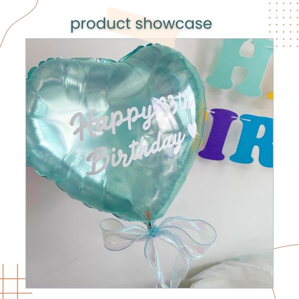 18 inch Jelly Star Heart Shaped Foil Balloon