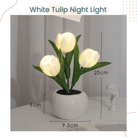 LED Tulip Bouquet Cute Atmosphere Night Light for Valentine Gift Mother's Day Birthday Gift