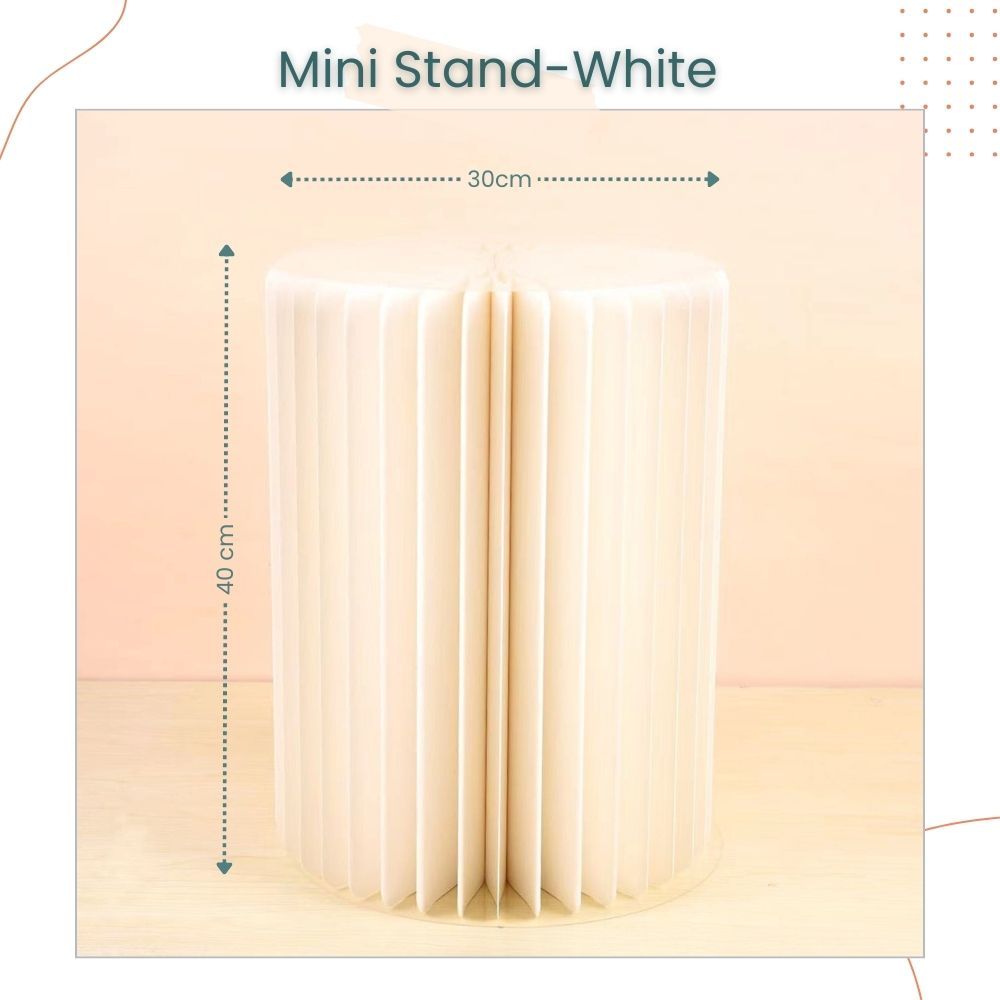 Paper Folding Stand Roman Column Dessert Table for Birthday Wedding Decoration