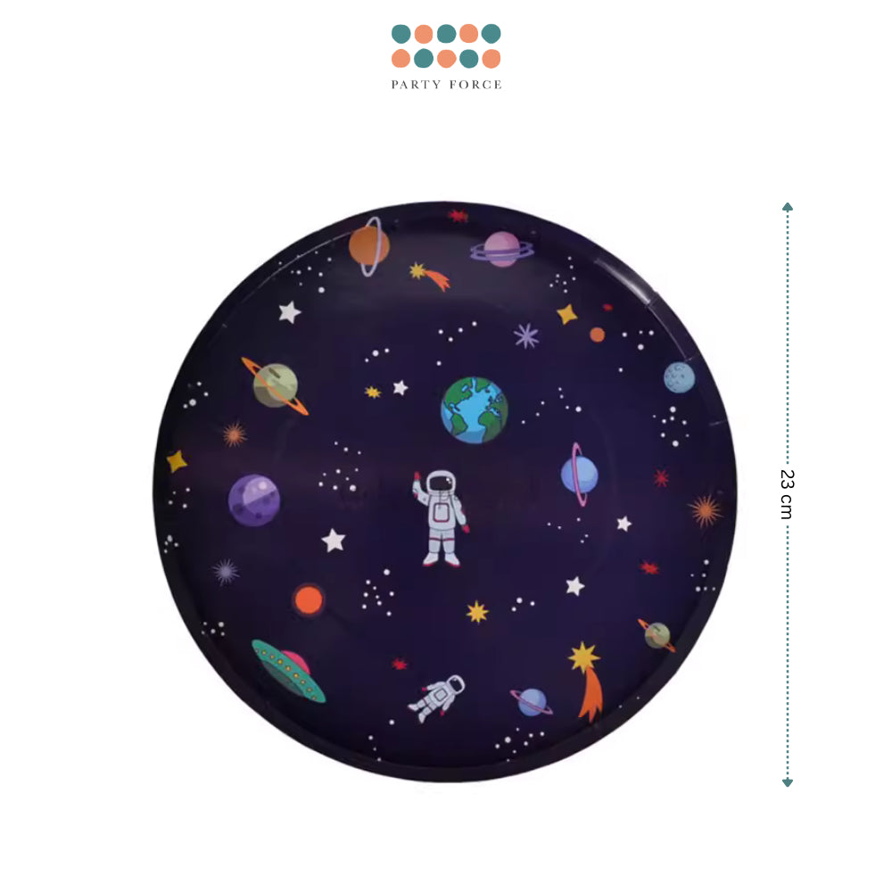 Space Theme Napkins Tableware paper plates for kids birthday parties events