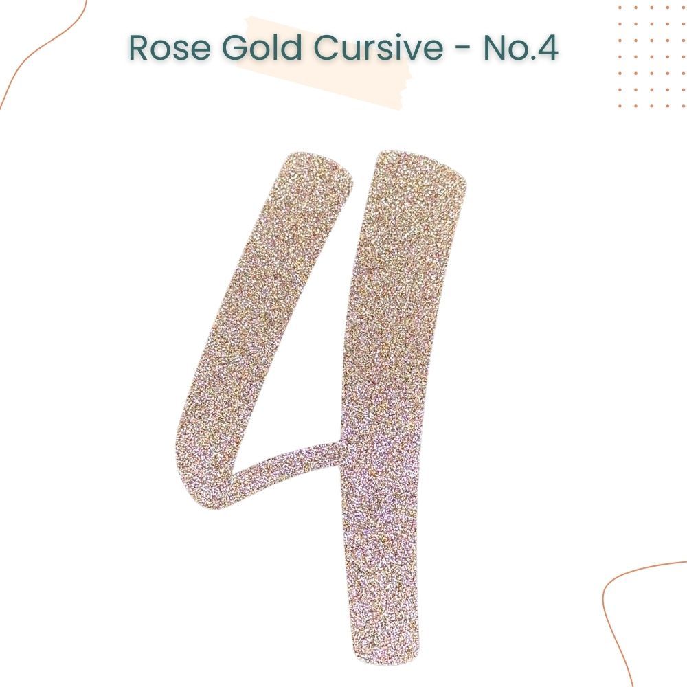 Happy Birthday Banner Rose Gold Custom Cursive Glitter Script Banner for Birthday Party