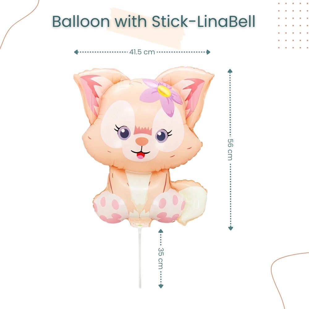 Handheld Balloon Headband Balloon Cartoon Cheering Stick Balloon Gift