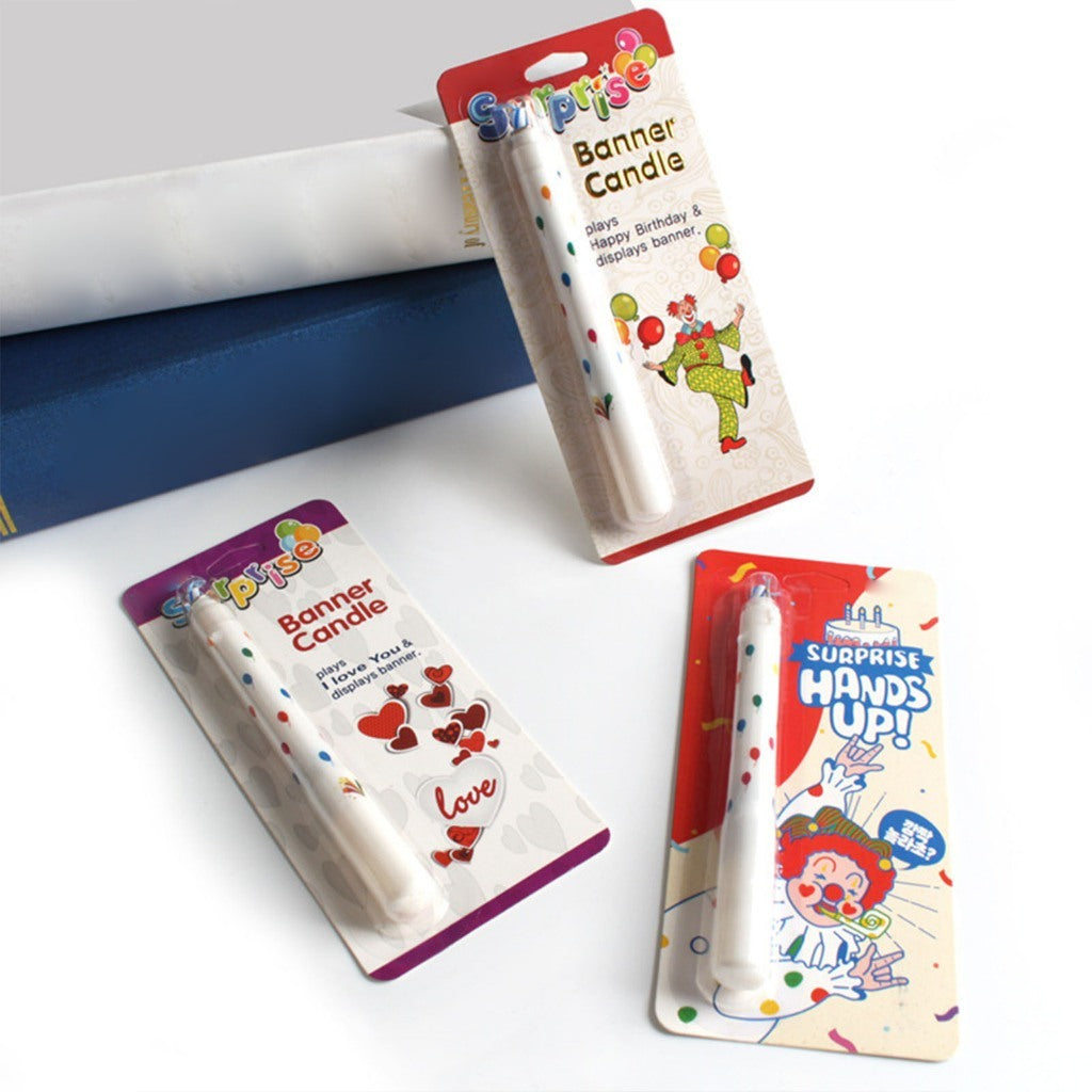 Happy Birthday Candle Double layer Rainbow Music Lotus Birthday Candle