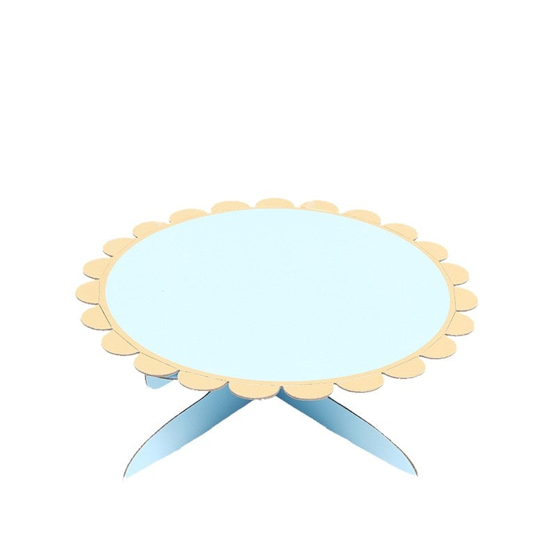Disposable Paper Plate pastel Ice Cream Pastel Rainbow for Birthday Party