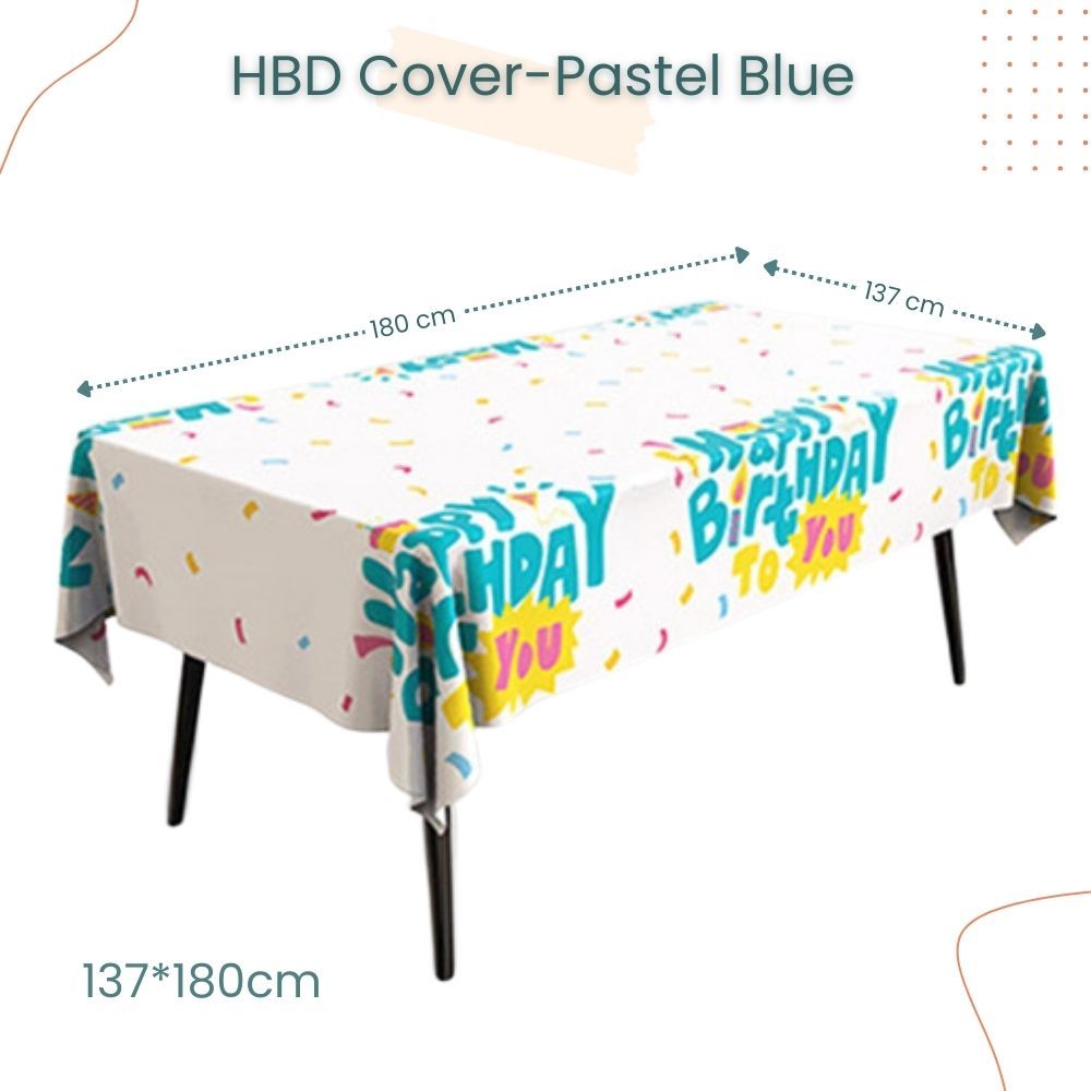 Disposable waterproof table cover table cloth for birthday party wedding events