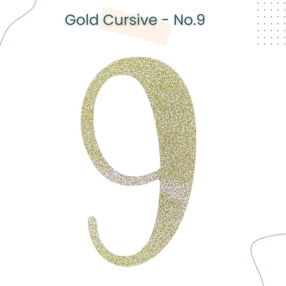 Happy Birthday Banner Custom Cursive Glitter Gold Script Font Banner