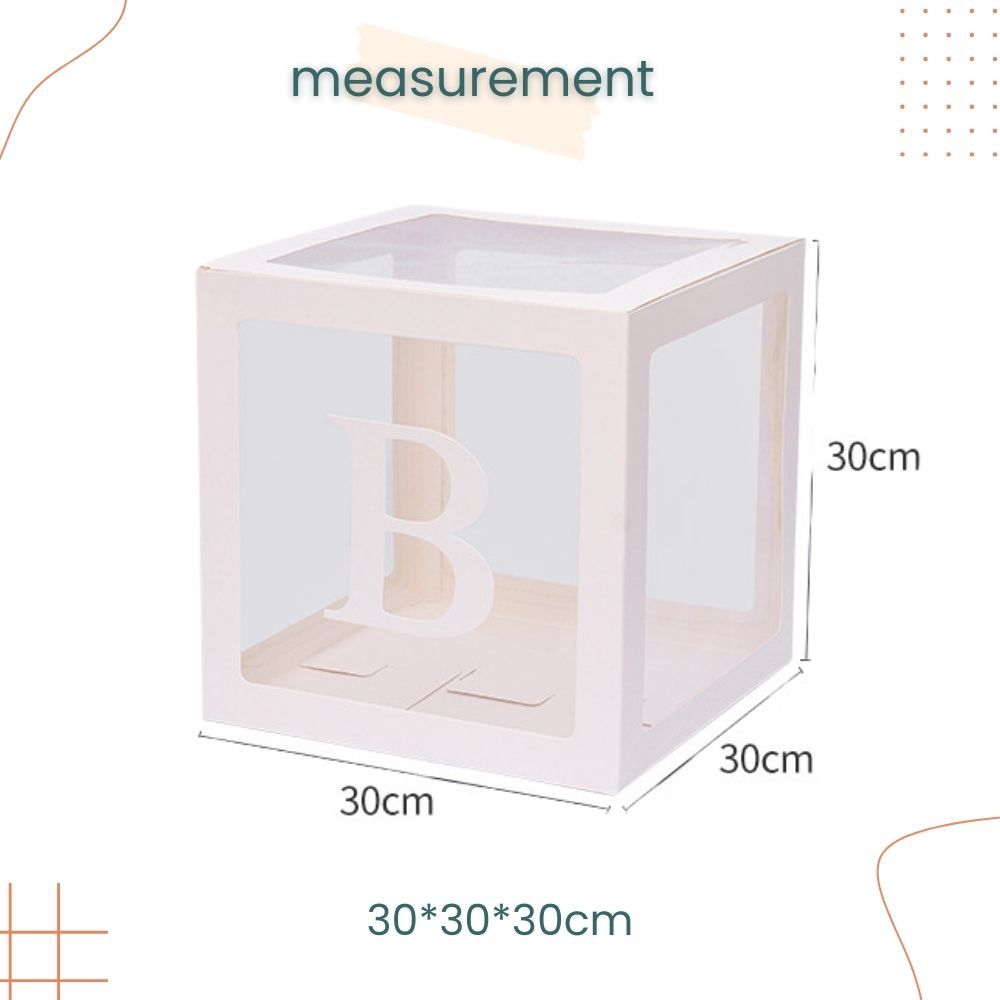 Marry Me ♡ Balloon Box With Letter Sticker Set for Marriage Proposal Essential