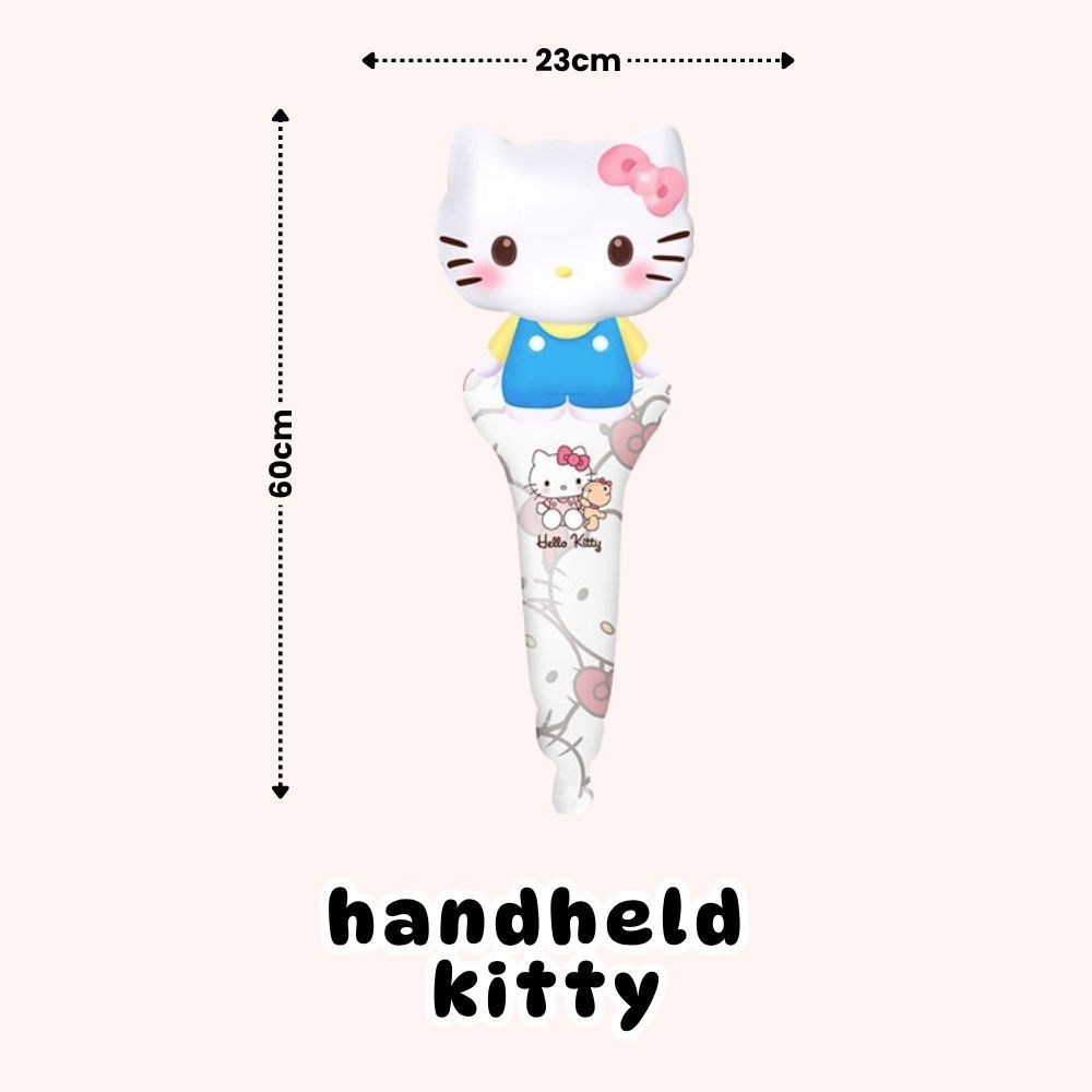 Handheld Balloon Headband Balloon Cartoon Cheering Stick Balloon Gift