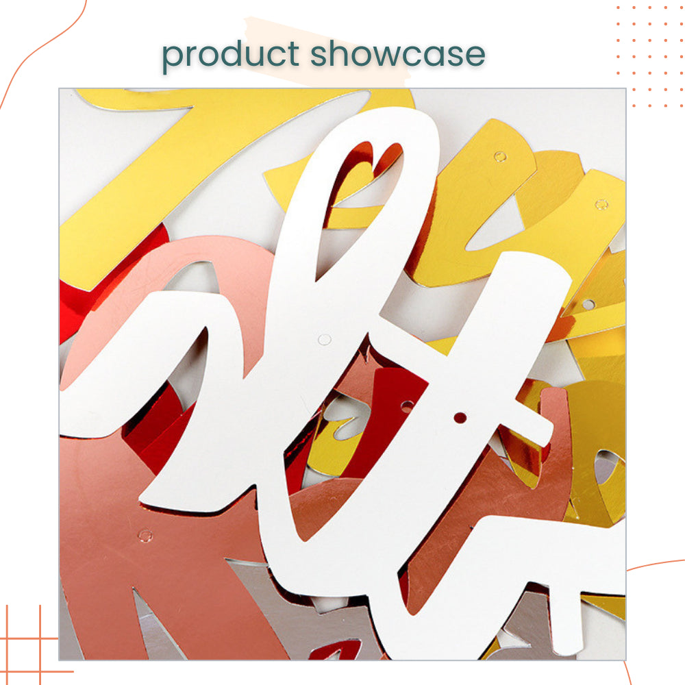 Lowercase Happy Birthday Banner Birthday for Party Decoration