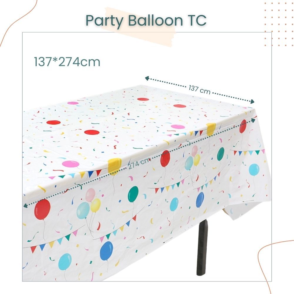 Disposable waterproof table cover table cloth for birthday party wedding events