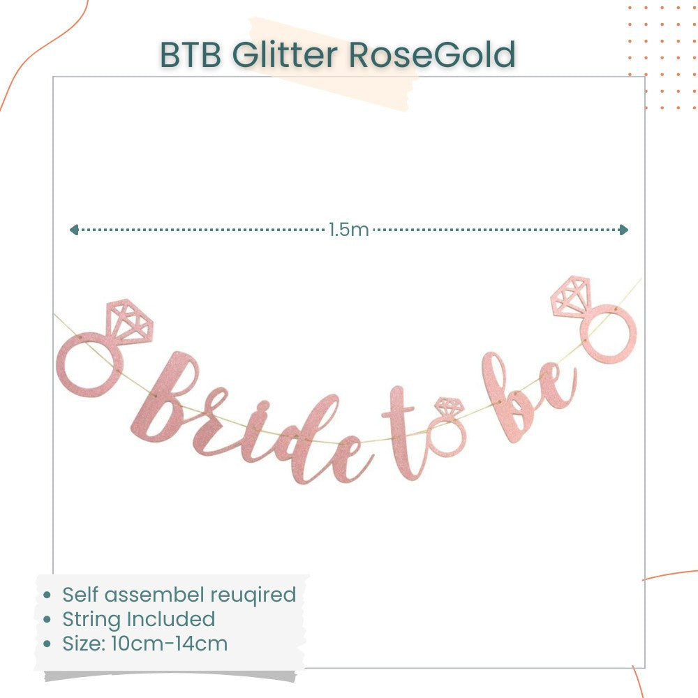 Bride to be Sash Tiara Veil Robe Bridal Shower Balloon Hen Party Bachelorette Party