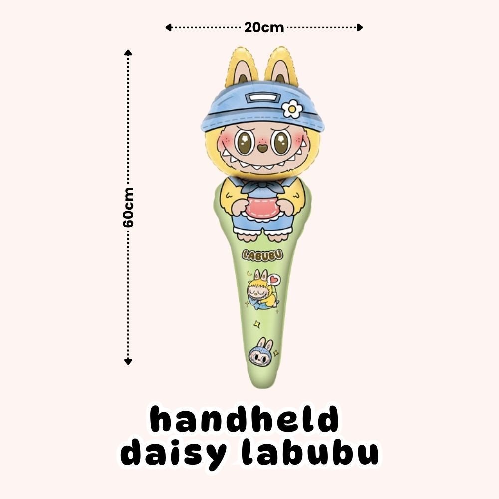 Handheld Balloon Headband Balloon Cartoon Cheering Stick Balloon Gift