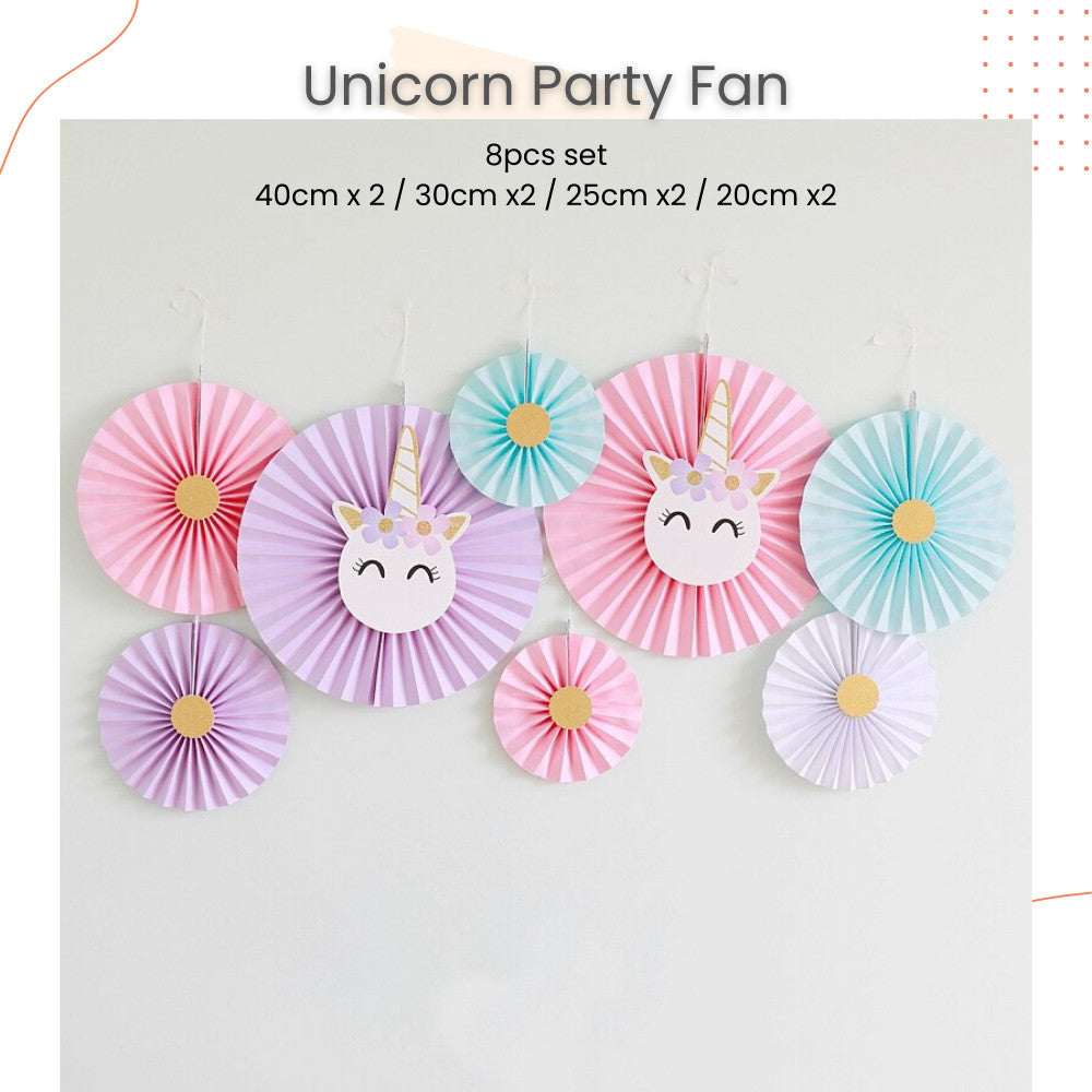 Everything Unicorn theme birthday decoration balloon banner tableware