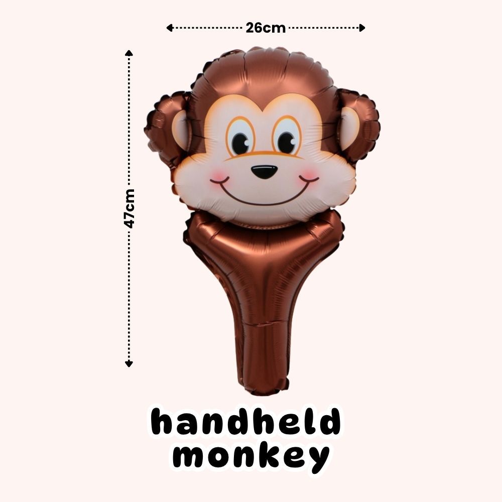 Handheld Balloon Headband Balloon Cartoon Cheering Stick Balloon Gift