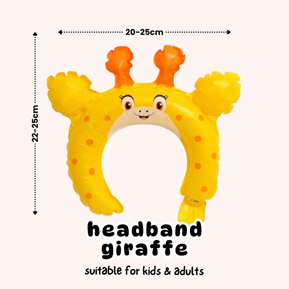 Handheld Balloon Headband Balloon Cartoon Cheering Stick Balloon Gift