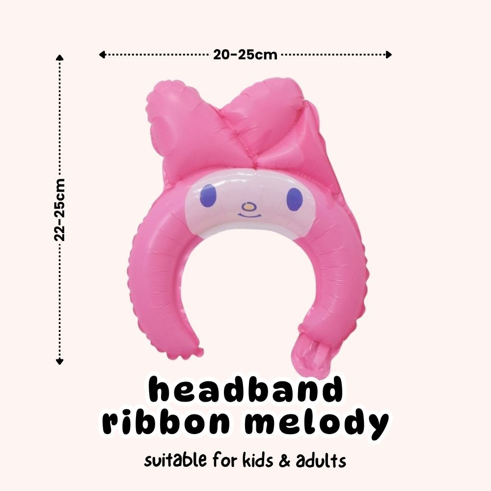 Handheld Balloon Headband Balloon Cartoon Cheering Stick Balloon Gift