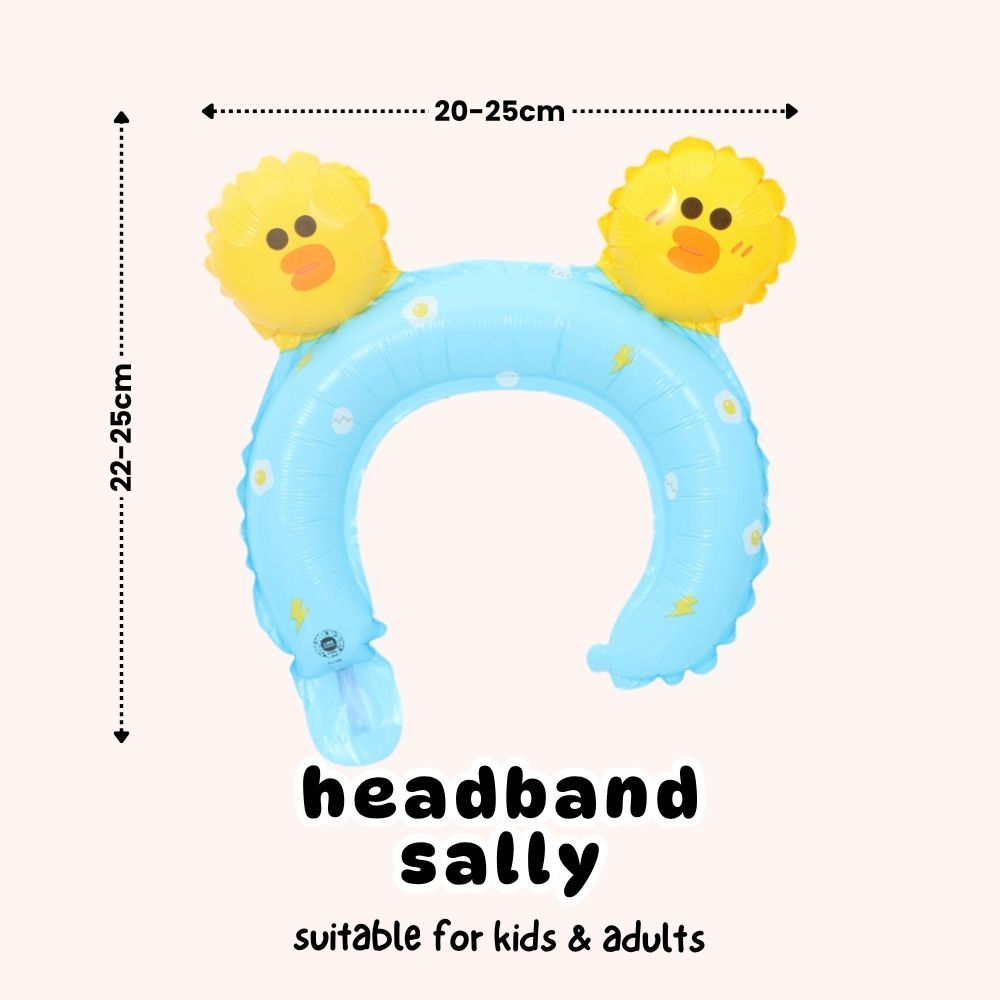 Handheld Balloon Headband Balloon Cartoon Cheering Stick Balloon Gift