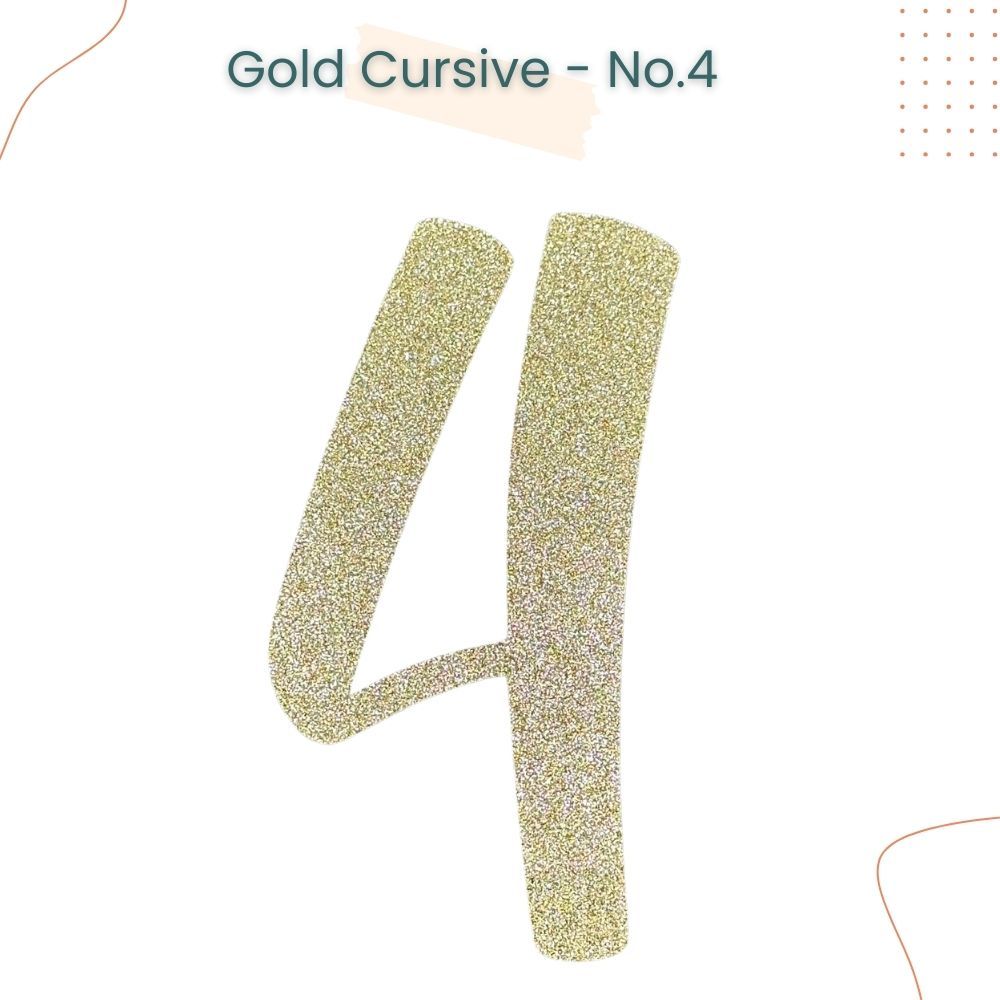 Happy Birthday Banner Custom Cursive Glitter Gold Script Font Banner