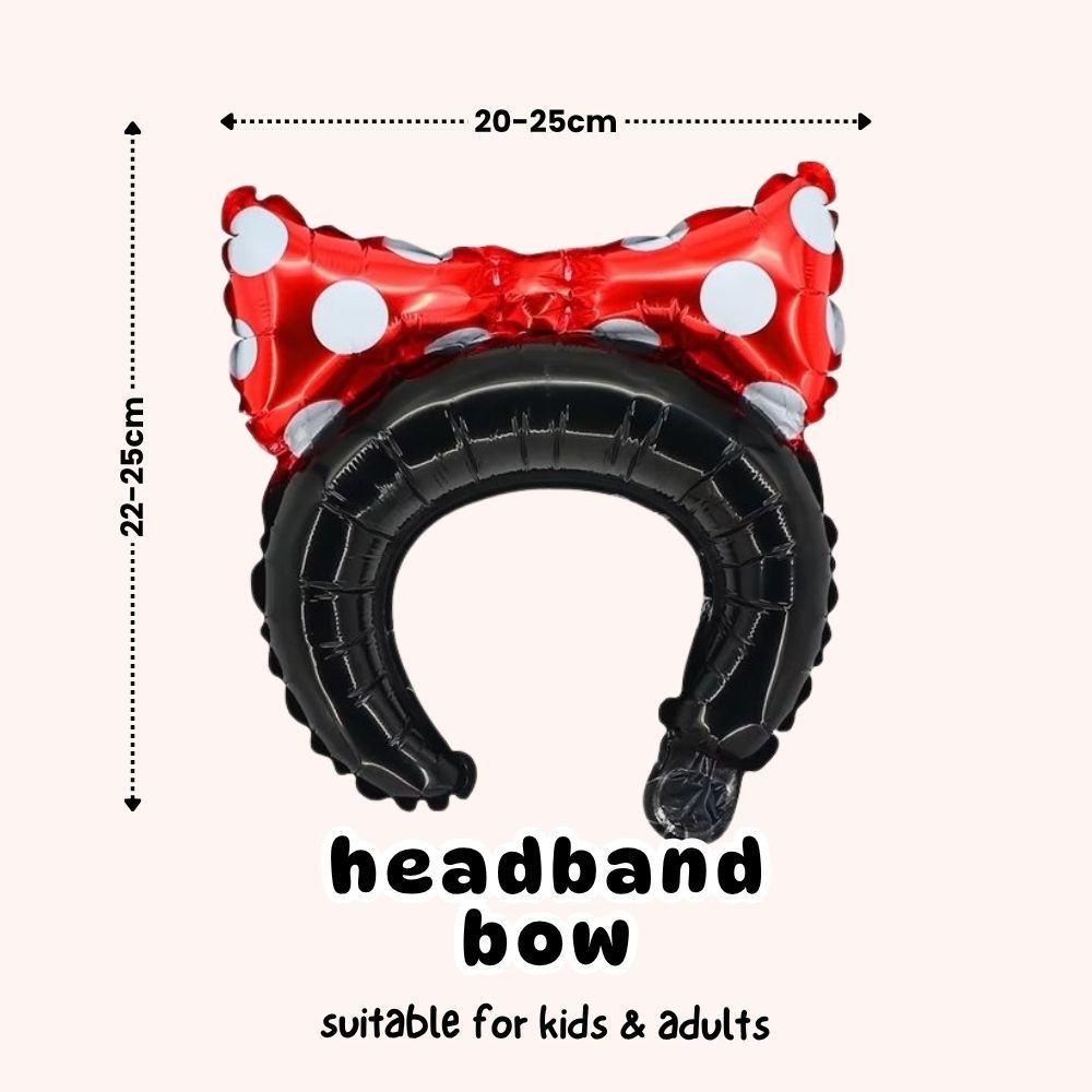 Handheld Balloon Headband Balloon Cartoon Cheering Stick Balloon Gift