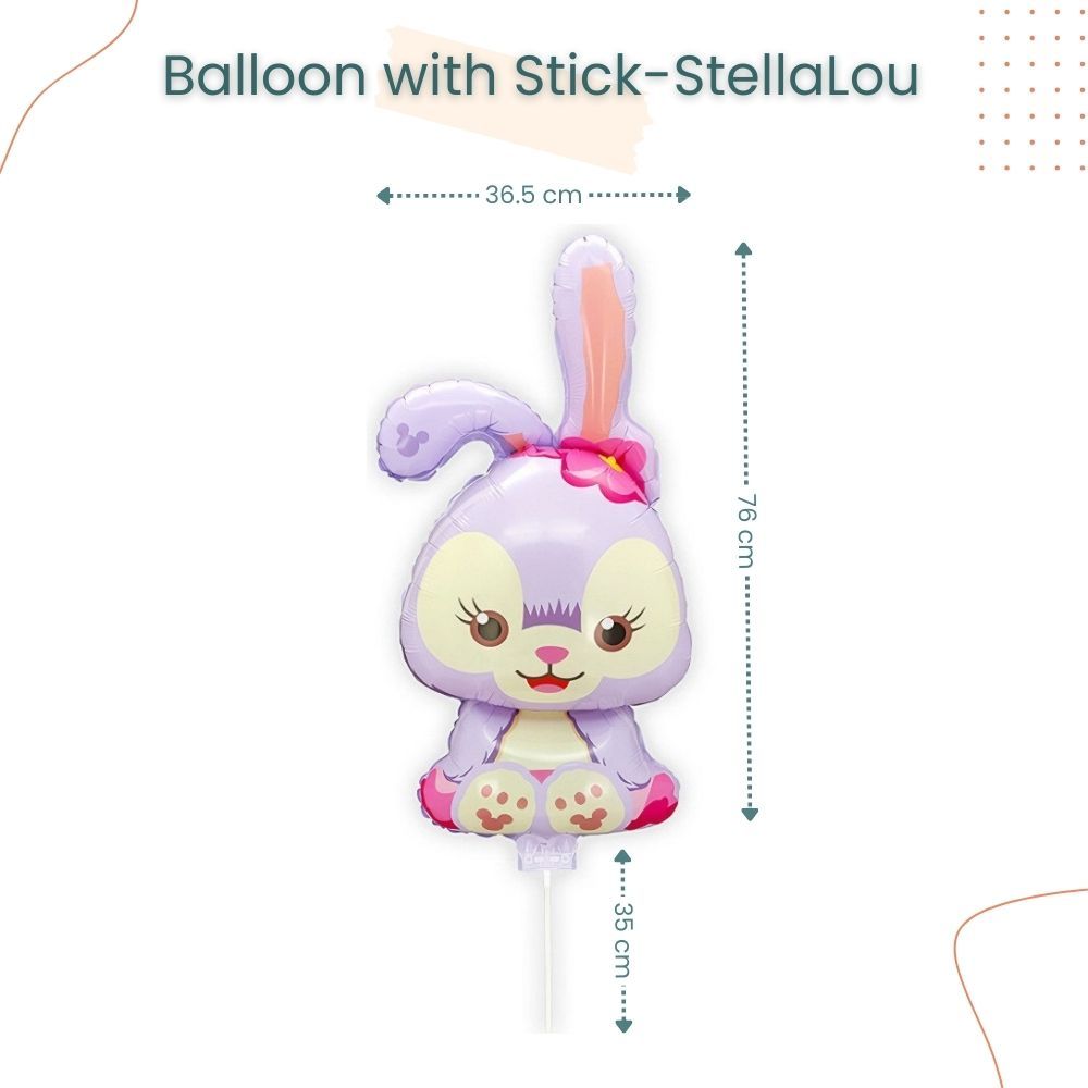 Handheld Balloon Headband Balloon Cartoon Cheering Stick Balloon Gift