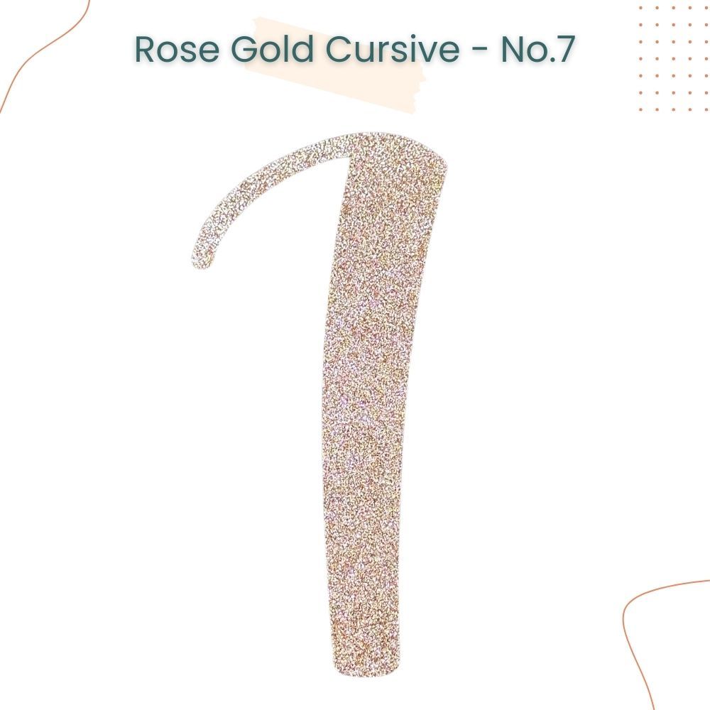 Happy Birthday Banner Rose Gold Custom Cursive Glitter Script Banner for Birthday Party