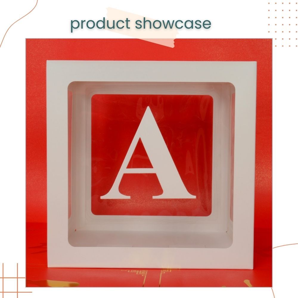 Marry Me ♡ Balloon Box With Letter Sticker Set for Marriage Proposal Essential