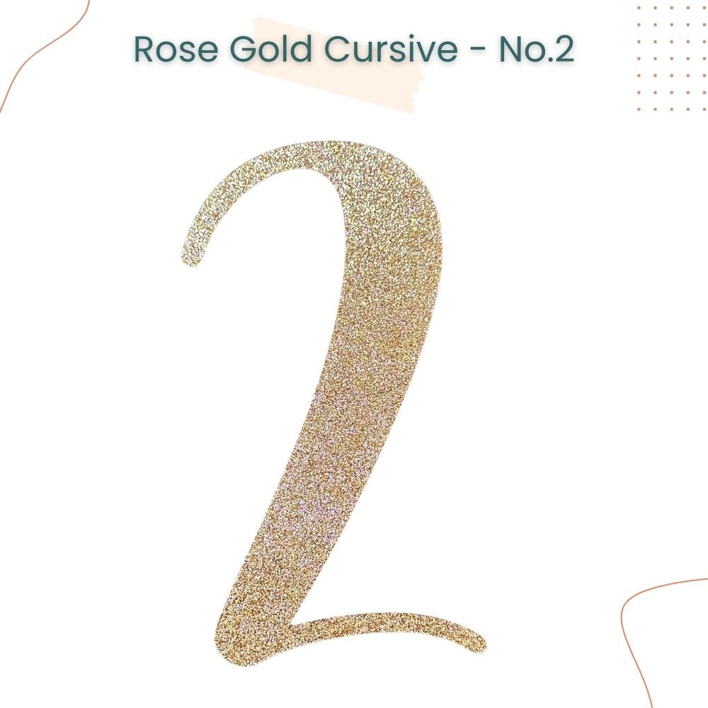 Happy Birthday Banner Rose Gold Custom Cursive Glitter Script Banner for Birthday Party